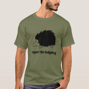 ハリネズミをかわいいがらせ Tシャツ