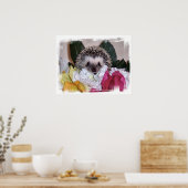 ハリネズミをペッパー ポスター (キッチン)