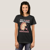 ハリネズミを愛する母さん1 Tシャツ (正面フル)