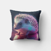 ハリネズミを真珠で包む クッション (正面)