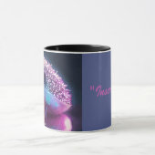 ハリネズミを真珠で包む マグカップ (中央)