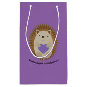 ハリネズミを送る スモールペーパーバッグ (裏面)