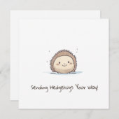 ハリネズミを送れ!Get Well Card(ウェルカードの取得) シーズンカード (正面/裏面)