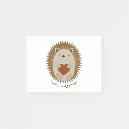 ハリネズミを食べよう ポストイット (正面)