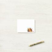 ハリネズミハート ポストイット (デスク上)