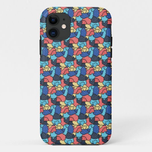 ハリネズミパターン Case-Mate iPhoneケース (裏面)