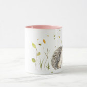 ハリネズミパーソナライズされたマグ マグカップ (中央)