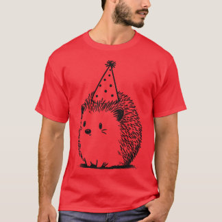 ハリネズミパーティー時間 Tシャツ