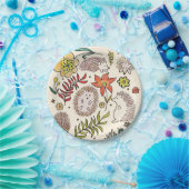 ハリネズミ分野 ペーパープレート (パーティー)