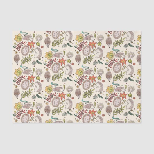 ハリネズミ分野 薄葉紙 (正面)