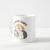 ハリネズミ対 コーヒーマグカップ (正面左)