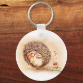 ハリネズミ山 キーホルダー (正面)