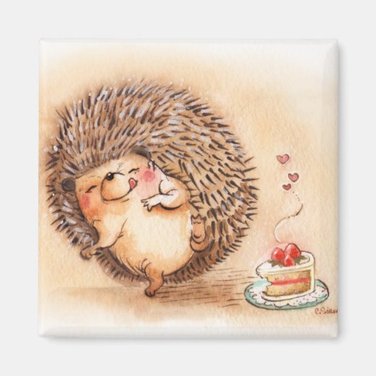 ハリネズミ山 マグネット (正面)