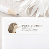 ハリネズミ差出人住所ラベル ラベル (インサイチュ)