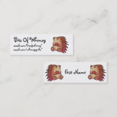 ハリネズミ愛! スキニー名刺 (正面/裏面)