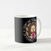 ハリネズミ朝の人も朝も嫌いだ コーヒーマグカップ (正面右)