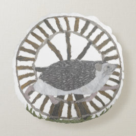 ハリネズミ枕 ラウンドクッション