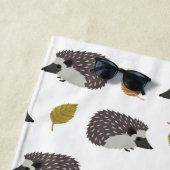 ハリネズミ柄ビーチタオル ビーチタオル (インサイチュ)