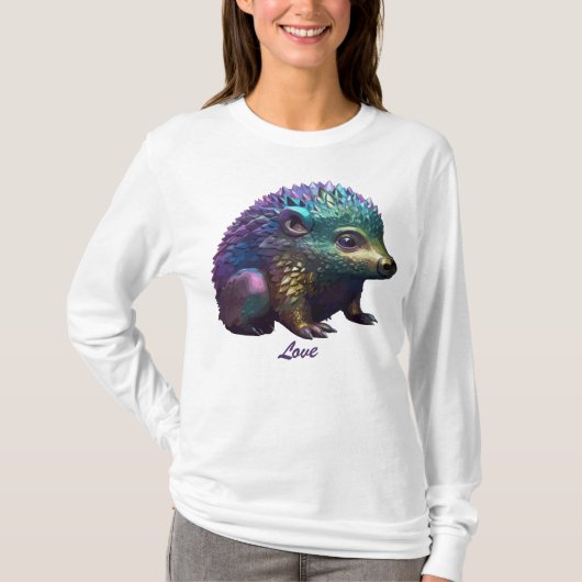 ハリネズミ湖 Tシャツ (正面)