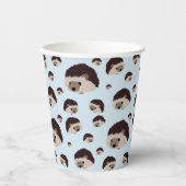 ハリネズミ紙杯 紙コップ (正面)