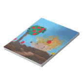 ハリネズミ絵画の ノートパッド (回転)