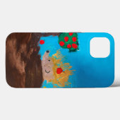 ハリネズミ絵画の Case-Mate iPhoneケース (裏面 (横))