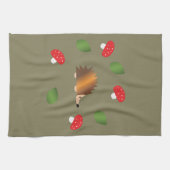 ハリネズミ葉の類 キッチンタオル (横)