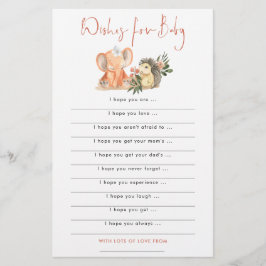 ハリネズミ象が赤ちゃんのシャワーを望む