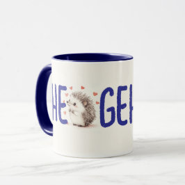 ハリネズミ！かわいいハリネズミのコーヒーマグ、紅茶 マグカップ