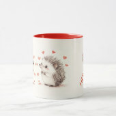 ハリネズミ！かわいおもしろいいヘッジホグスマグ マグカップ (中央)