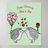 ハリネズミ アニバーサリーポスター ポスター (正面)