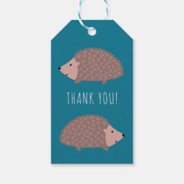 ハリネズミ・ウッドランドありがとう ギフトタグ