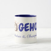 ハリネズミ！カスタムヘッジホッグコーヒーマグ、ティーマグ マグカップ (中央)