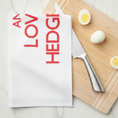 ハリネズミ キッチンタオル (四つ折り)