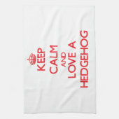 ハリネズミ キッチンタオル (縦)