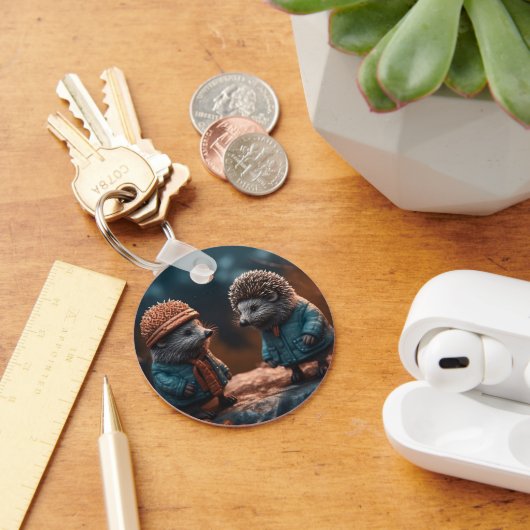 ハリネズミ キーホルダー (デスク)