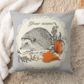 ハリネズミ クッション (ブランケット)