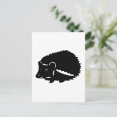 ハリネズミ グッズ hedgehog ポストカード (スタンド正面)