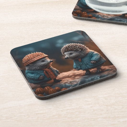 ハリネズミ コースター (左側)