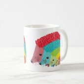 ハリネズミ コーヒーマグカップ (正面右)