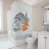ハリネズミ シャワーカーテン (インサイチュ)