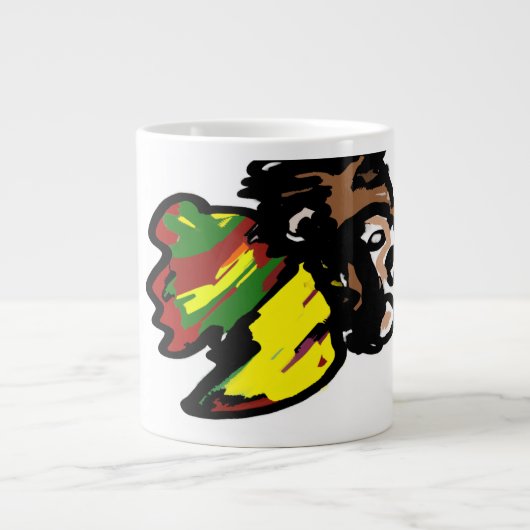 ハリネズミ ジャンボコーヒーマグカップ (正面)