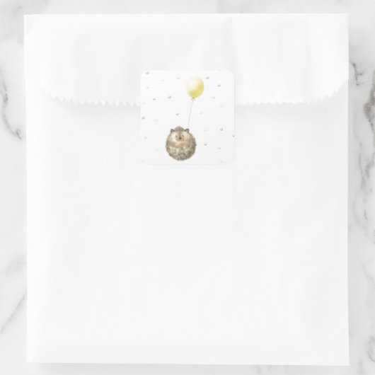 ハリネズミ スクエアシール (バッグ)