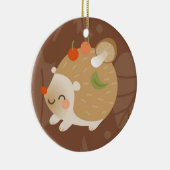 ハリネズミ セラミックオーナメント (右)