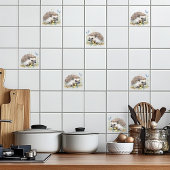 ハリネズミ タイル