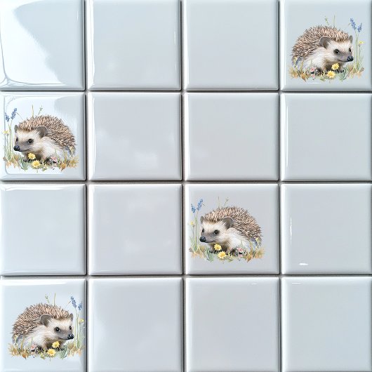 ハリネズミ タイル