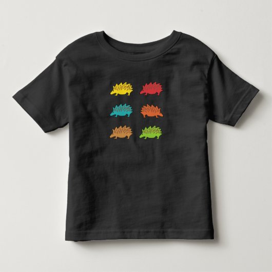 ハリネズミ トドラーTシャツ (正面)