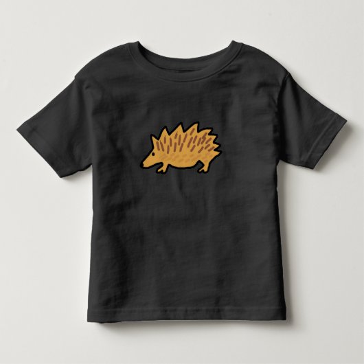 ハリネズミ トドラーTシャツ (正面)