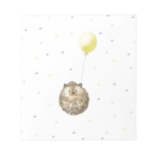 ハリネズミ ノートパッド (正面)