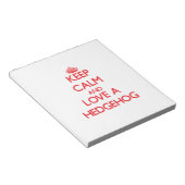 ハリネズミ ノートパッド (アングル)